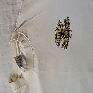 Vintage 90's Hyper Wheels skateboarding tee shirt